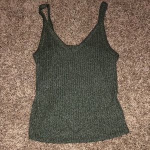 Olive green tank top